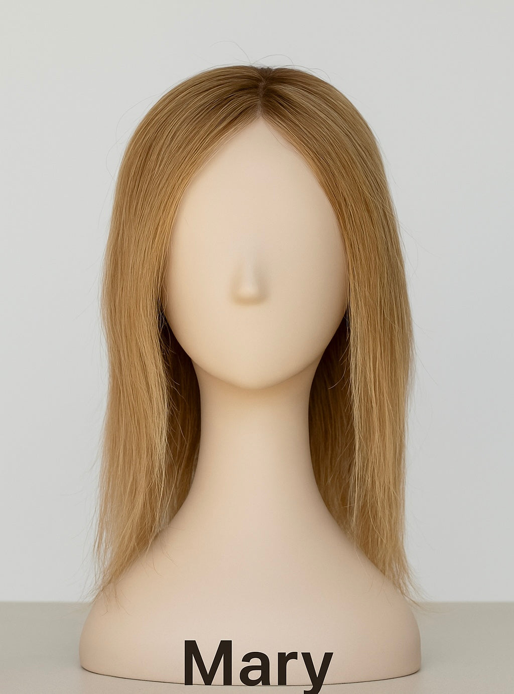 Mary - light to medium coverage human hair topper