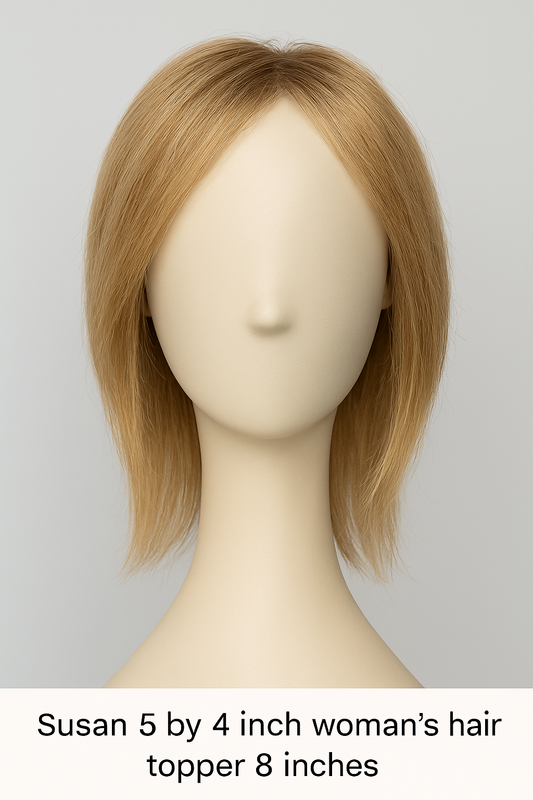 Susan  - human hair topper